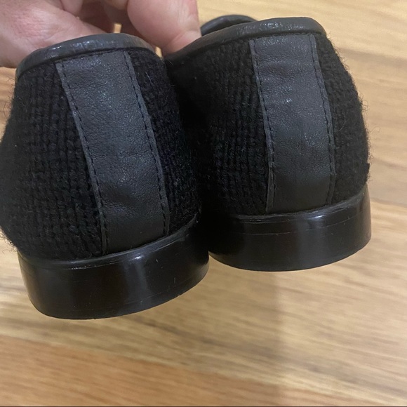 The Larkspur Collection Needlepoint Loafers Monogram NAF FAN NFA Black Blue 7.5 - Picture 9 of 11